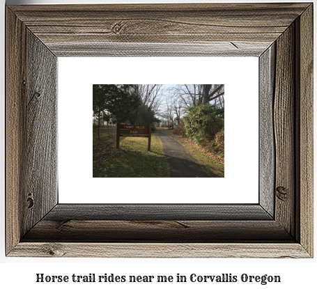 horse trail rides near me in Corvallis, Oregon